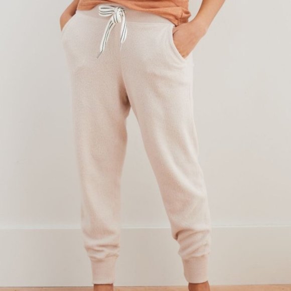 baby pink joggers